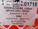 ΔΙΣΚΟΙ ΦΡΕΝΩΝ BMW E36 EMΠΡΟΣ 286 Χ 12 febi