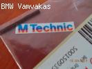 ΑΥΤΟΚΟΛΛΗΤΟ ΑΕΡΟΤΟΜΗΣ BMW E30 M40 M-TECHNIC